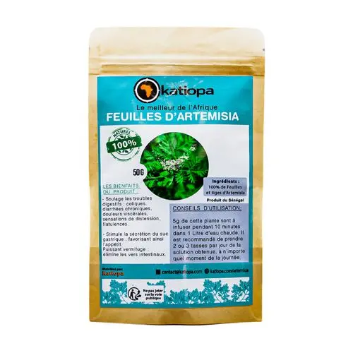 FEUILLES D'ARTEMISIA 50g - 100% Naturel