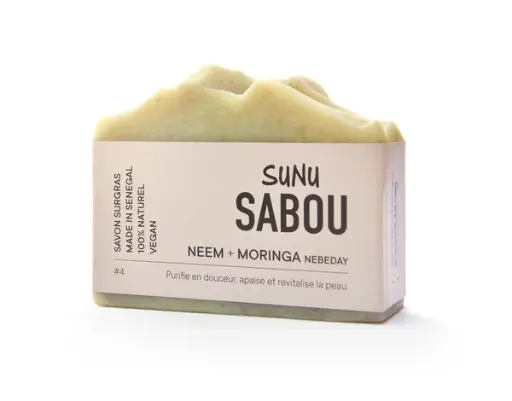 SUNU SABOU Savon au Neem + Moringa 150g